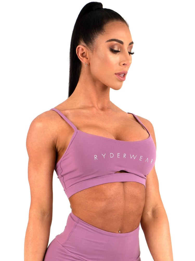 Ryderwear Staples Sports Bra Fioletowe | XOVMUI869