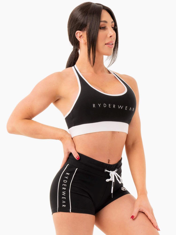 Ryderwear Track Sports Bra Czarne | PIOMSZ805