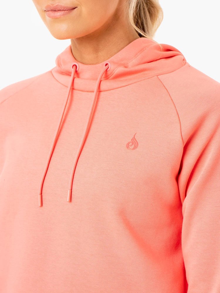 Ryderwear Ultra Pullover Hoodie Koralowe | NHBRIO680