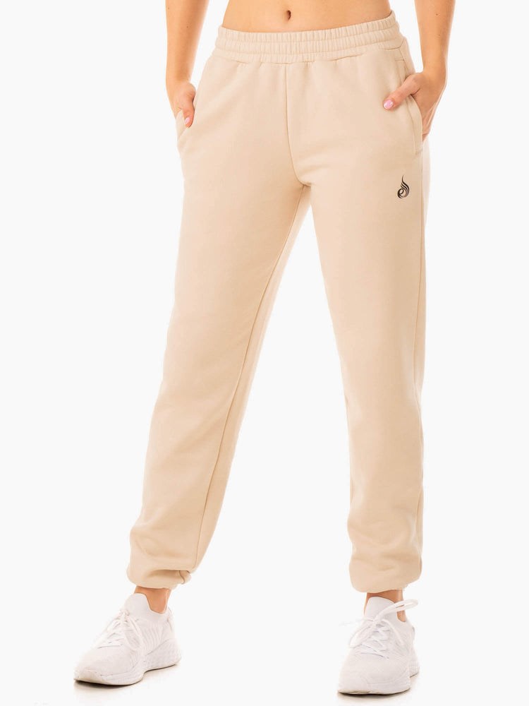 Ryderwear Unisex Track Pants Sand | KXCMVI972