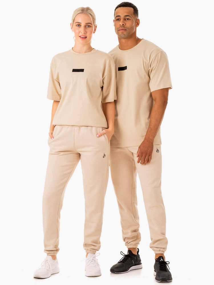 Ryderwear Unisex Track Pants Sand | KXCMVI972