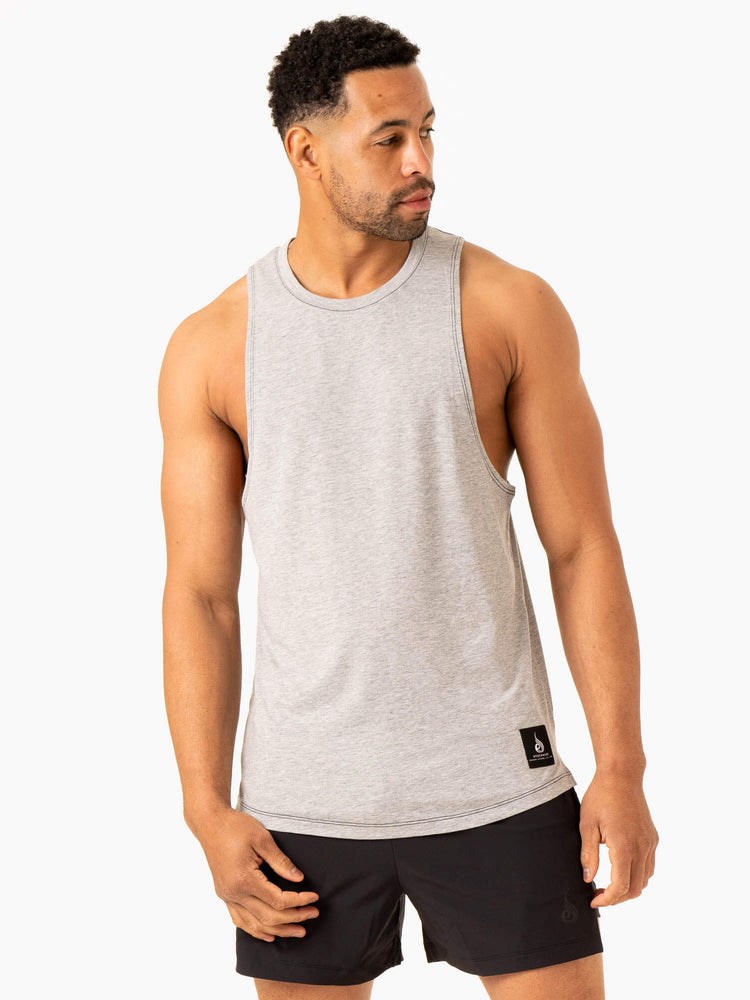 Ryderwear Vital Baller Tank Szare | IWAHPD745