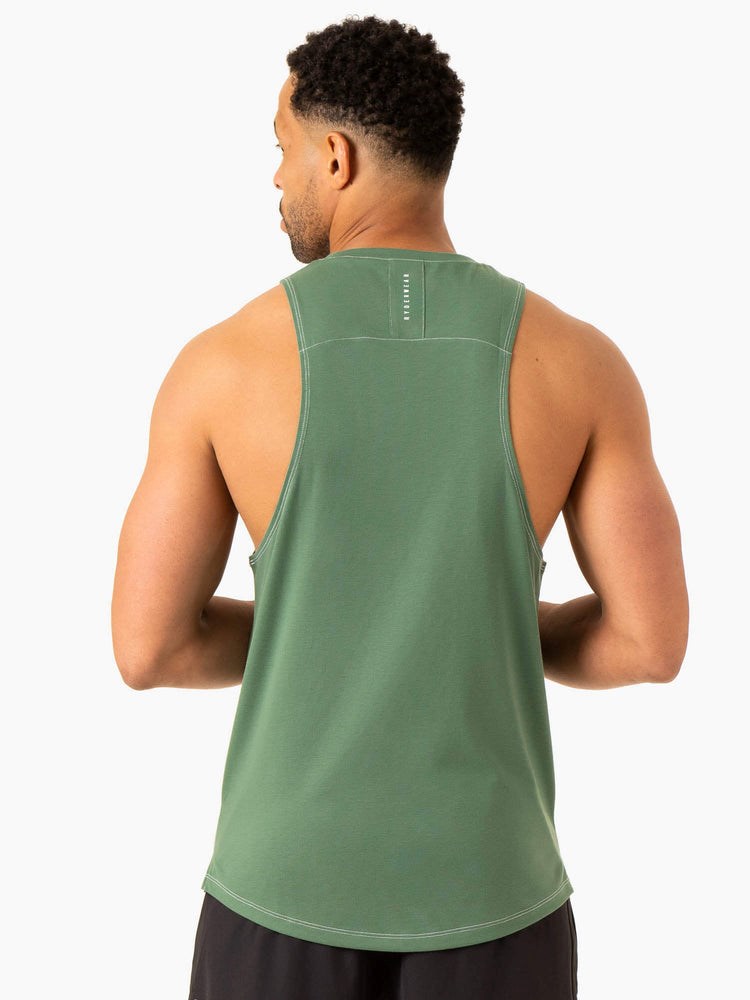 Ryderwear Vital Baller Tank Zielone | RNJVZD894