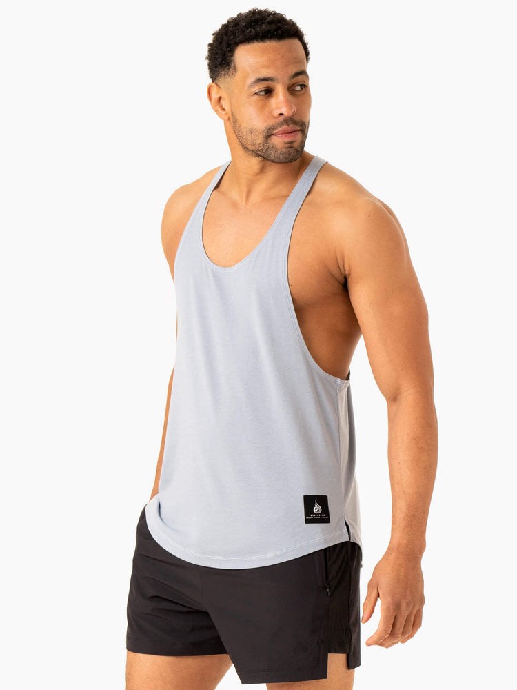 Ryderwear Vital Stringer T-Back Niebieskie | OXLGYW690