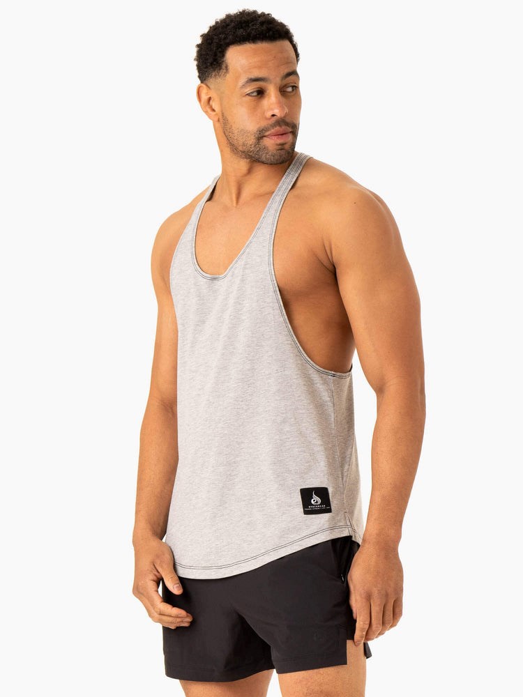 Ryderwear Vital Stringer T-Back Szare | MYRCEJ647