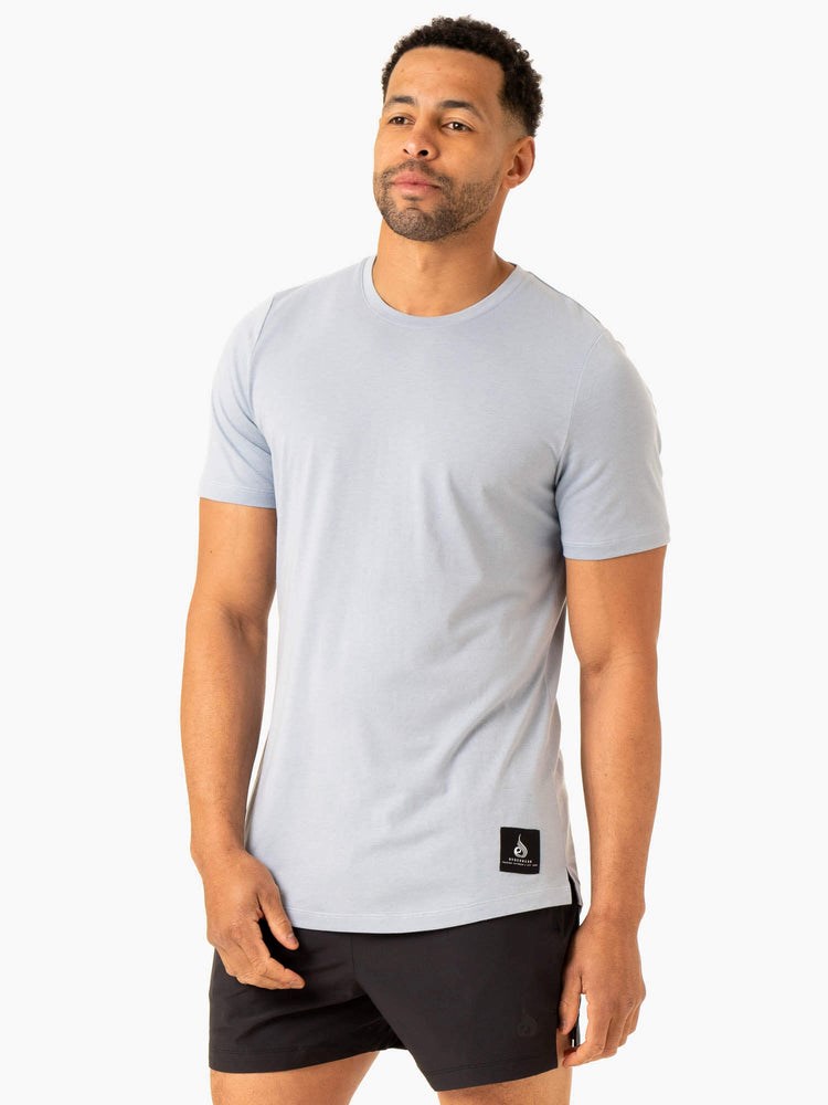 Ryderwear Vital T-Shirt Niebieskie | CODHLB395