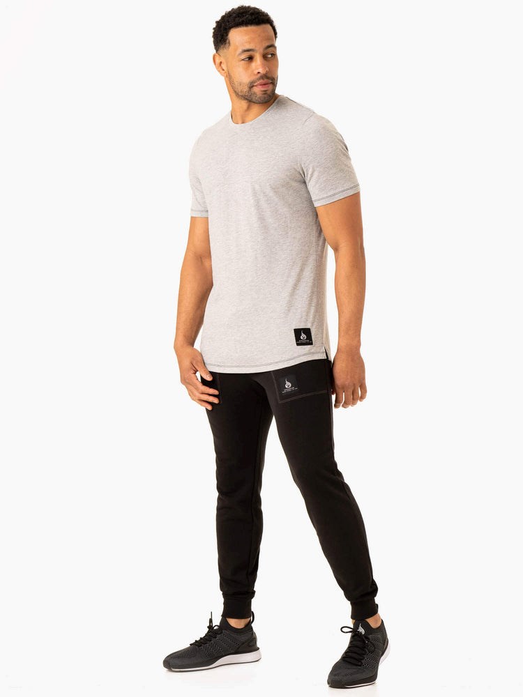 Ryderwear Vital T-Shirt Szare | SZMIJD387