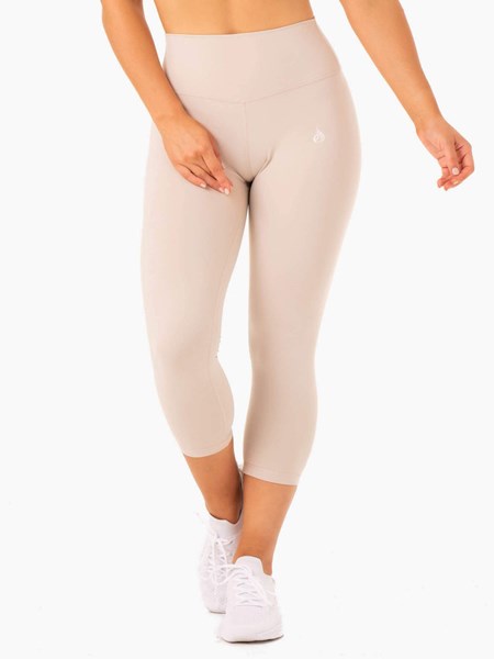 Ryderwear Base 7/8 High Waisted Leggings Mushroom | BVKOLG974