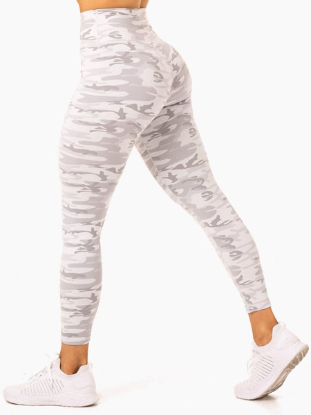 Ryderwear Base Full Length Legging Szare Camo | NMLYEP013