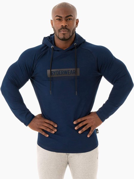 Ryderwear Base Pullover Jumper Granatowe | DLQVGT829