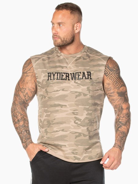 Ryderwear Camo Fleece Tank Camo | CNASUV154