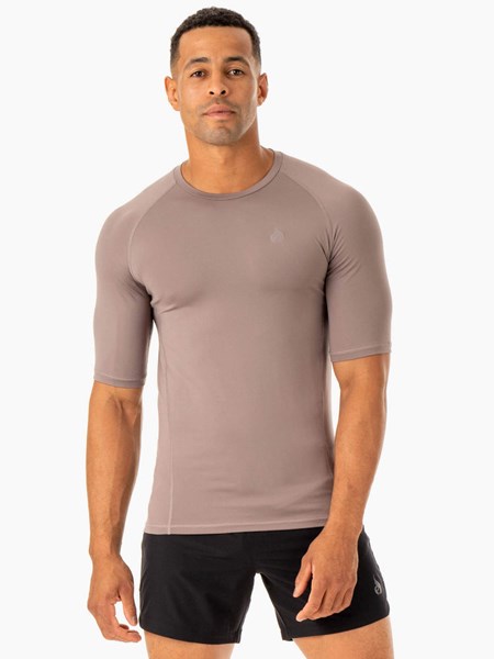 Ryderwear Division Base Layer T-Shirt Taupe | ZWLPJS794