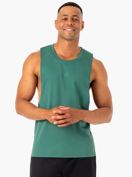 Ryderwear Enhance Baller Tank Zielone | LPCGWQ708