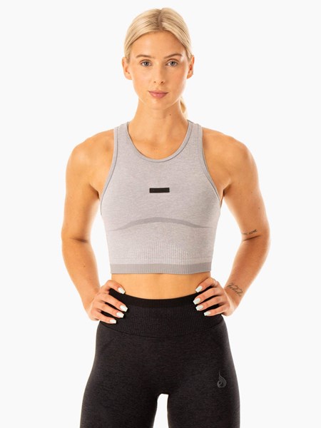 Ryderwear Excel Seamless Tank Szare | LJMTQG673