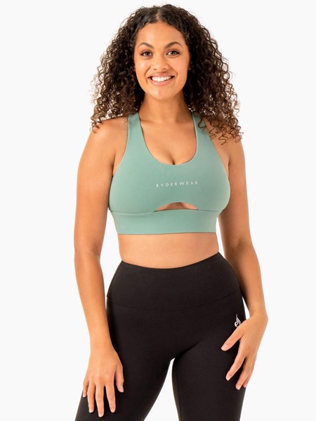 Ryderwear Focus Contour Sports Bra Sage | CGSWRN768