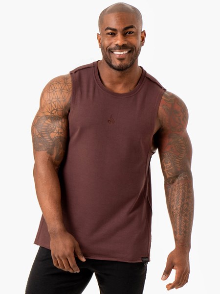 Ryderwear Force Fleece Tank Brick | XSMYDV839