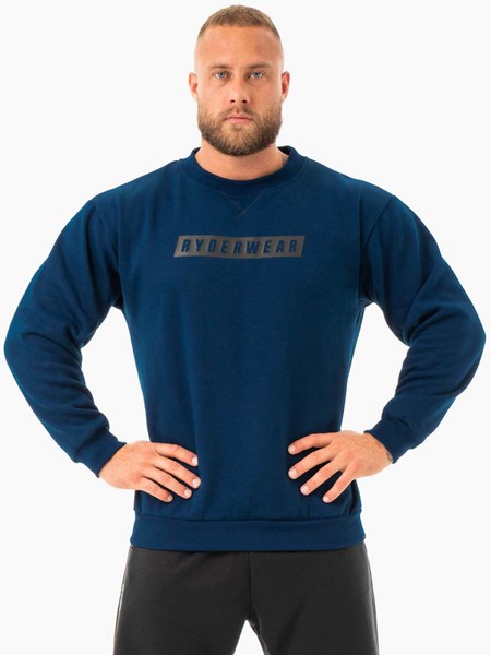 Ryderwear Force Pullover Granatowe | YTAGPE317