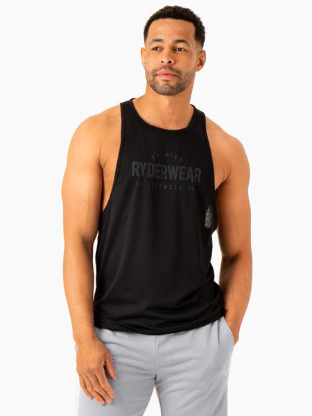 Ryderwear Heritage Baller Tank Czarne | EVUFAO516