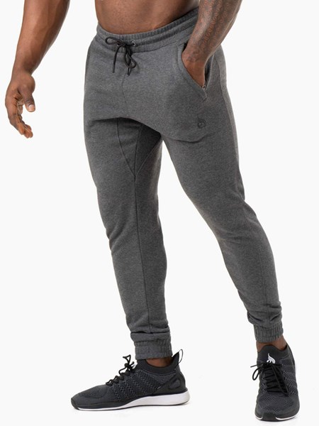 Ryderwear Iron Track Pants Charcoal Marl | RXWPMD618