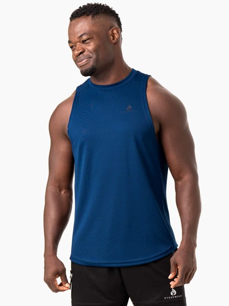 Ryderwear Lift Mesh Baller Tank Niebieskie | TQPEFM480