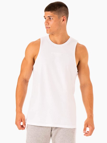 Ryderwear Limitless Baller Tank Białe | VEBRJA385