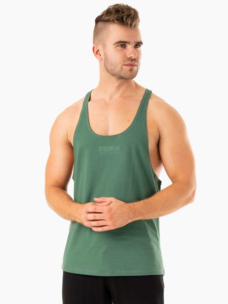 Ryderwear Limitless Stringer T-Back Zielone | RMAVGD469