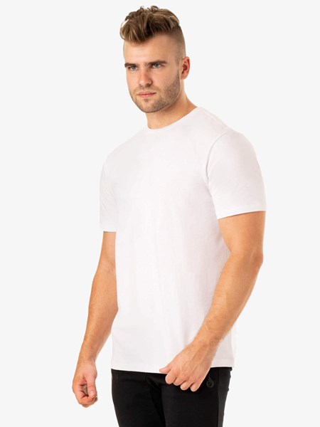 Ryderwear Limitless T-Shirt Białe | KESFRW752