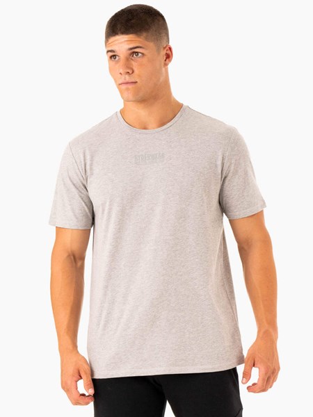 Ryderwear Limitless T-Shirt Szare | ZNLSWG034