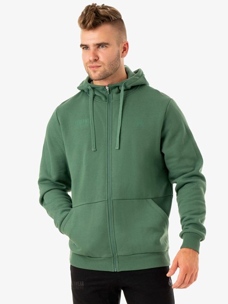 Ryderwear Limitless Zip Up Jacket Zielone | TWLVIZ619