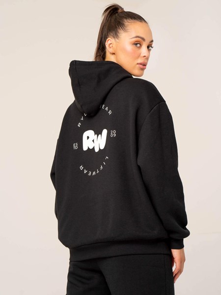 Ryderwear Momentum Hoodie Czarne | IKSTPW064