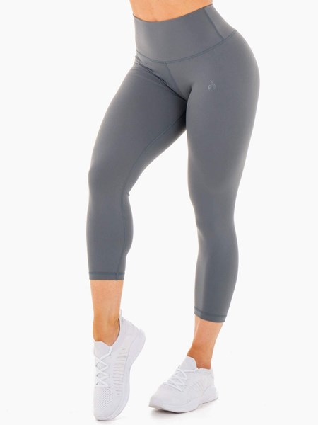 Ryderwear Motion High Waisted 7/8 Leggings Charcoal | DOSUKJ129