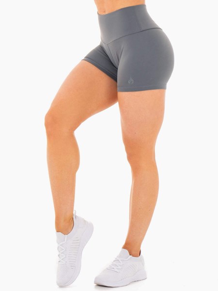 Ryderwear Motion High Waisted Shorts Charcoal | APSVZR538