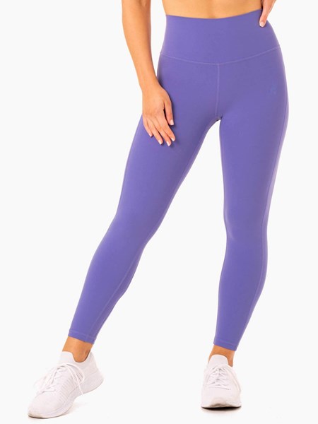 Ryderwear NKD Align Leggings Fioletowe | LVQETR310