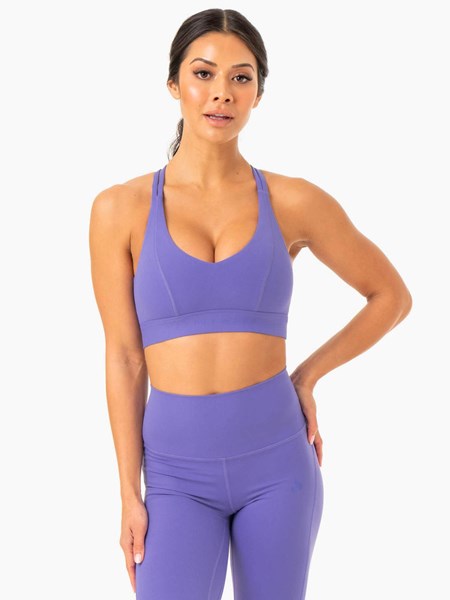 Ryderwear NKD Align Sports Bra Fioletowe | MGYUEB306