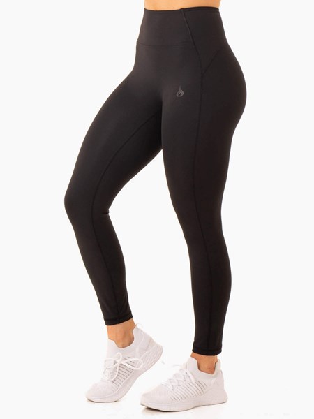 Ryderwear NKD Frame High Waisted Leggings Czarne | VXDBFM706