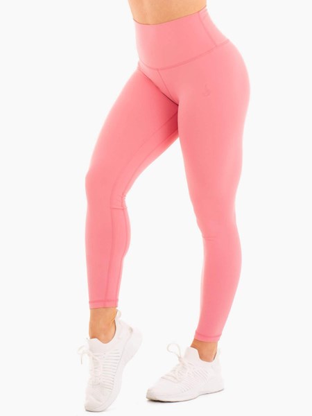 Ryderwear NKD High Waisted Leggings Różowe | NVGZPJ076