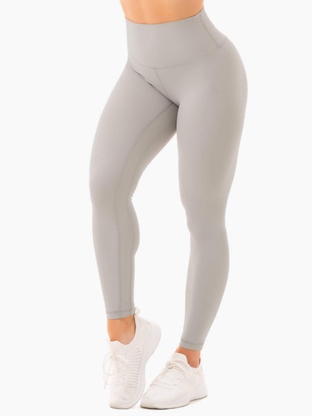 Ryderwear NKD High Waisted Leggings Szare | EAOICW056