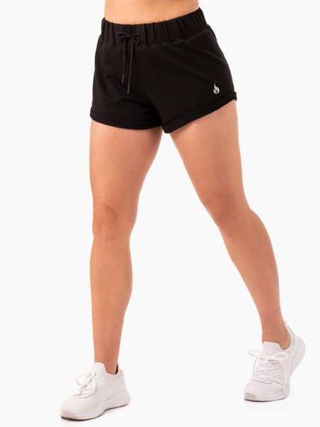 Ryderwear Off Duty Fleece Shorts Czarne | UAICXK024