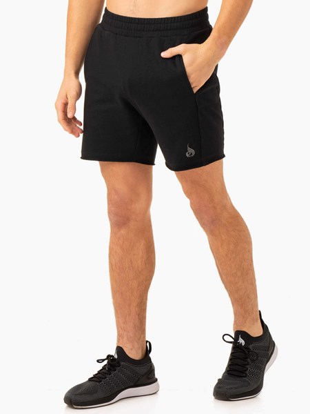 Ryderwear Pursuit Track Shorts Czarne | PLNEDT547