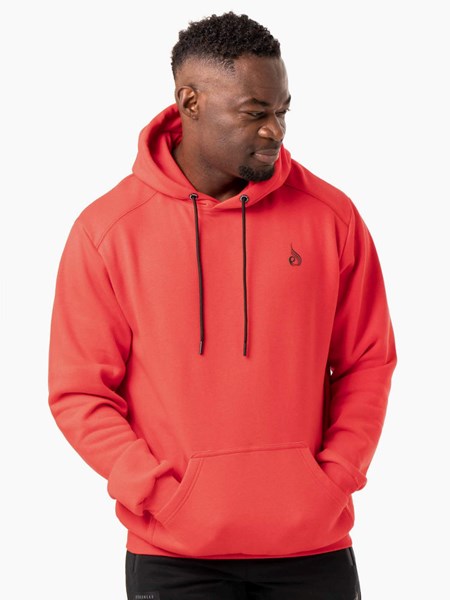 Ryderwear Reset Pullover Hoodie Czerwone | YNVPLD293