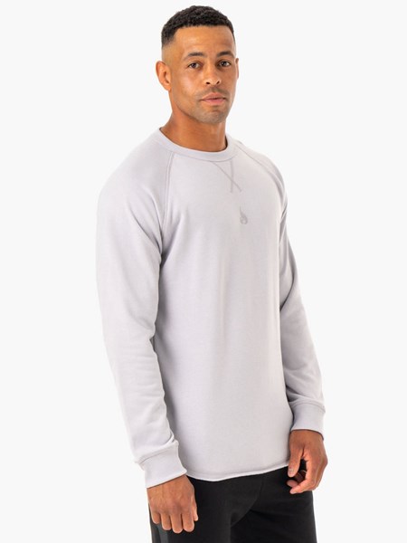 Ryderwear Restore Crew Neck Szare | PSRTYA283