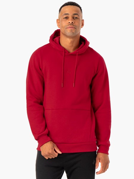 Ryderwear Restore Pullover Hoodie Bordowe | DKIREN578