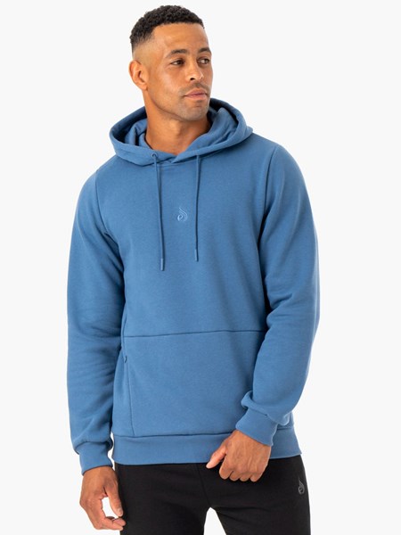 Ryderwear Restore Pullover Hoodie Niebieskie | EOWDMX102