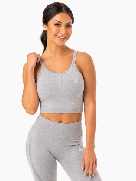 Ryderwear Sculpt Seamless Tank Szare | QFSKYH146