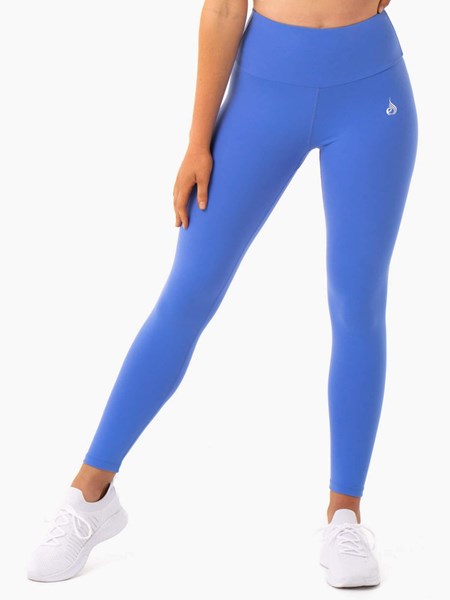 Ryderwear Staples Scrunch Bum Leggings Niebieskie | MGJQWN107