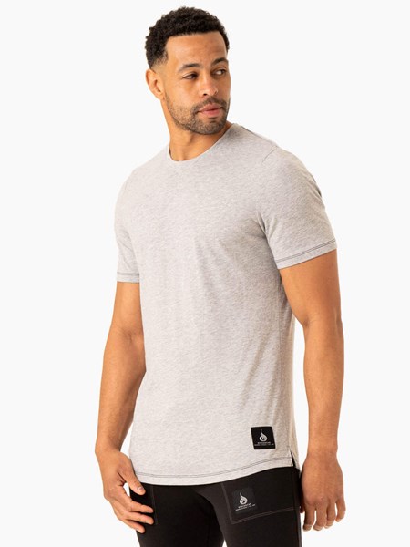 Ryderwear Vital T-Shirt Szare | SZMIJD387