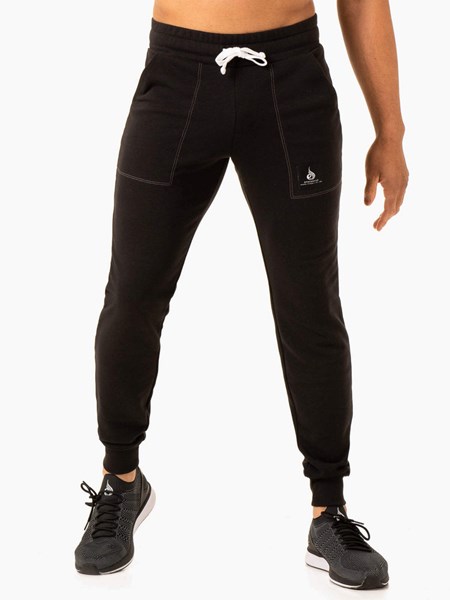 Ryderwear Vital Track Pant Czarne | LQXOWJ976